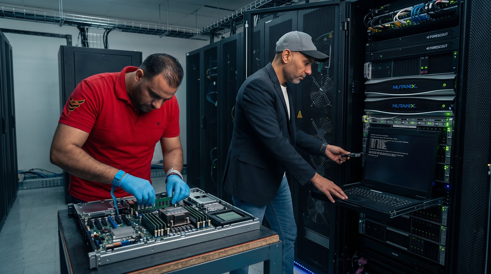 Professional data centre upgrade